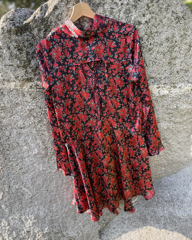 Women's dress Replay black with patterns