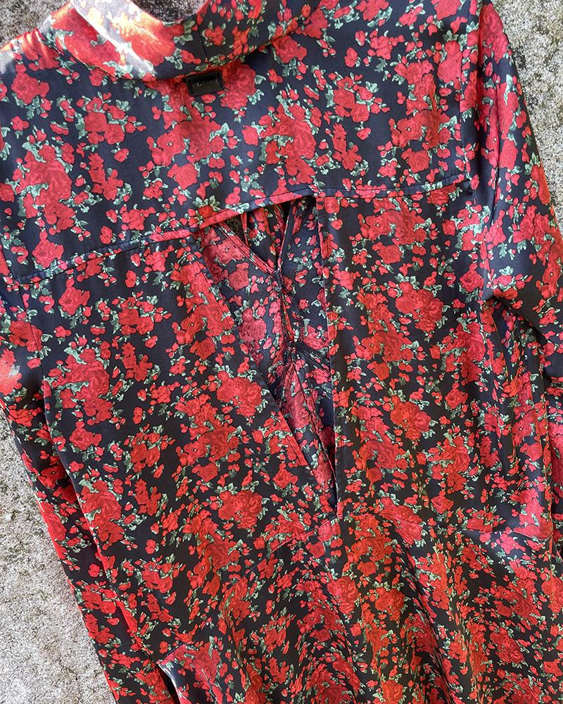 Women's dress Replay black with patterns