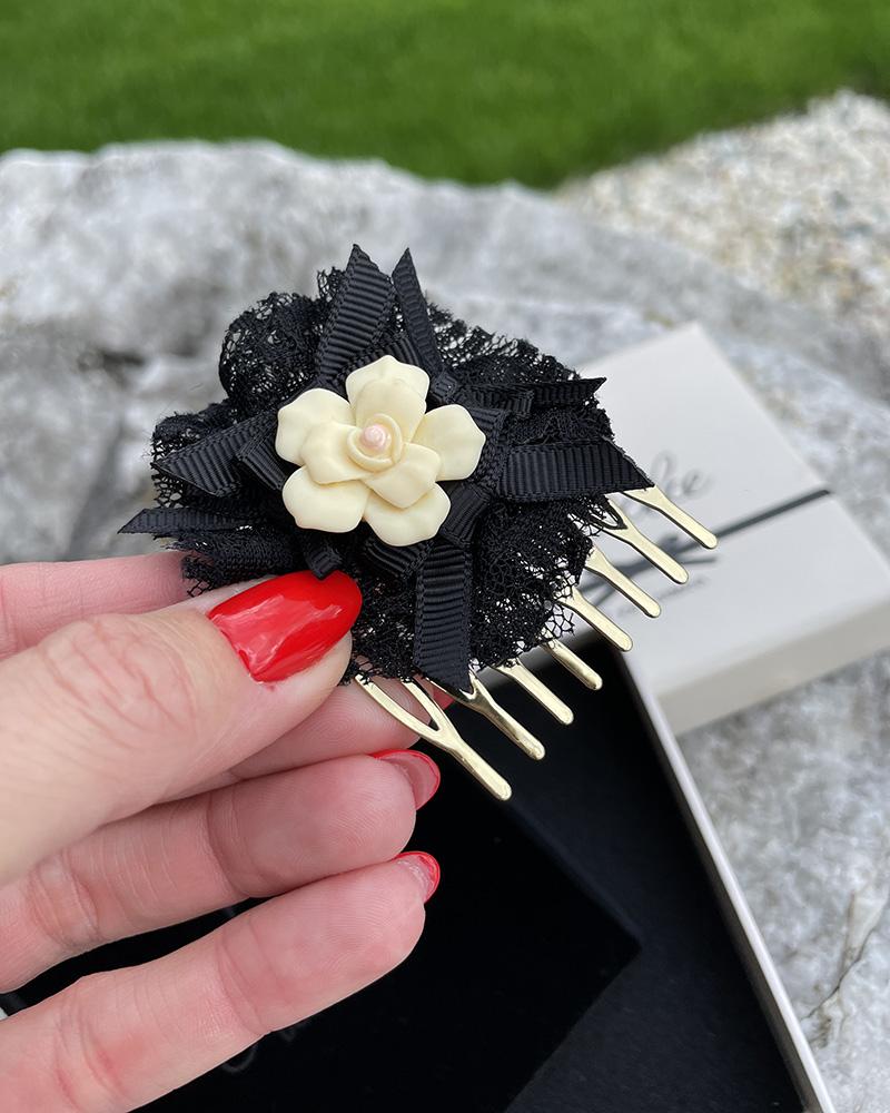 Dolce & Gabbana hair clip with lace