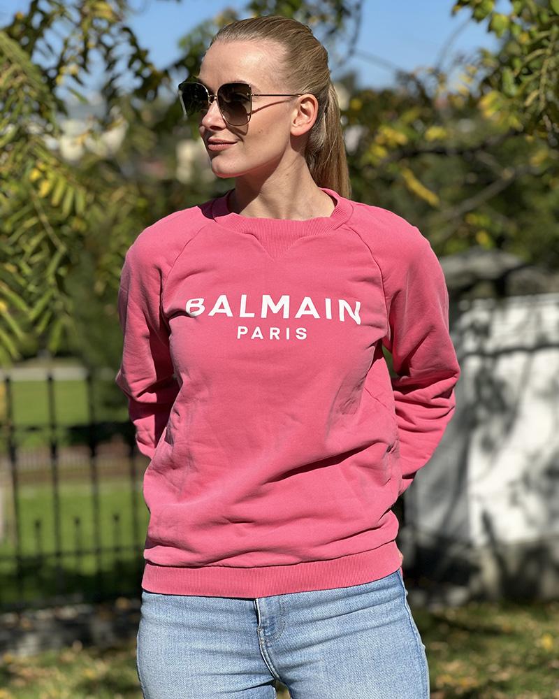 Women's sweatshirt Balmain pink