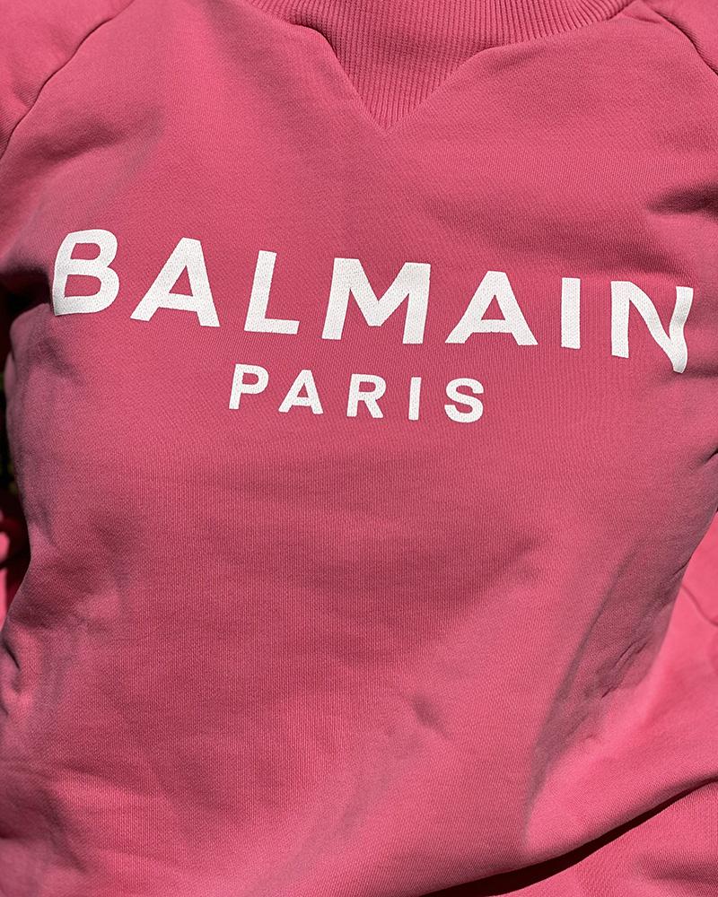 Women's sweatshirt Balmain pink
