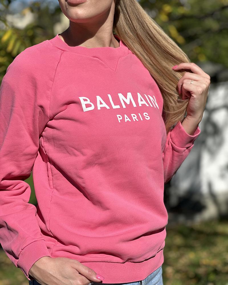 Women's sweatshirt Balmain pink