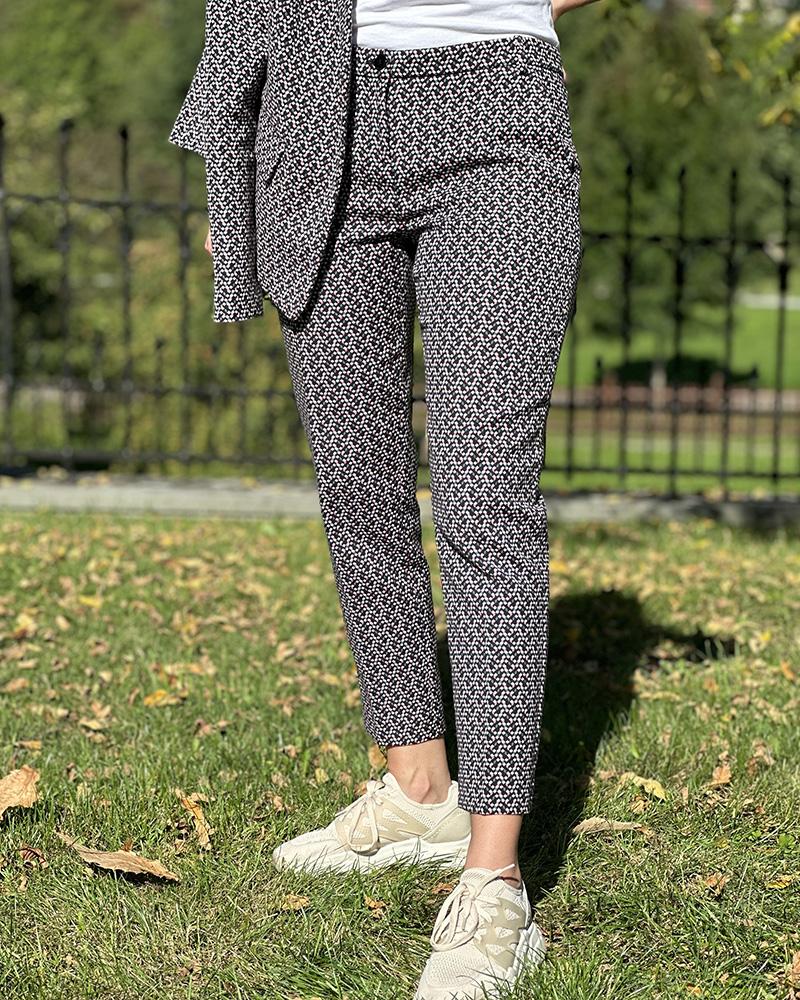 Pinko women's pants mosaic pattern