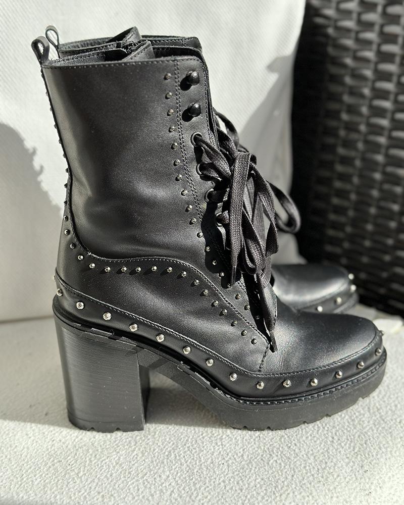 Women's Pinko ankle boots with laces