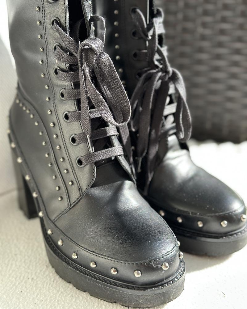 Women's Pinko ankle boots with laces
