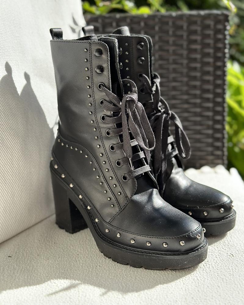 Women's Pinko ankle boots with laces