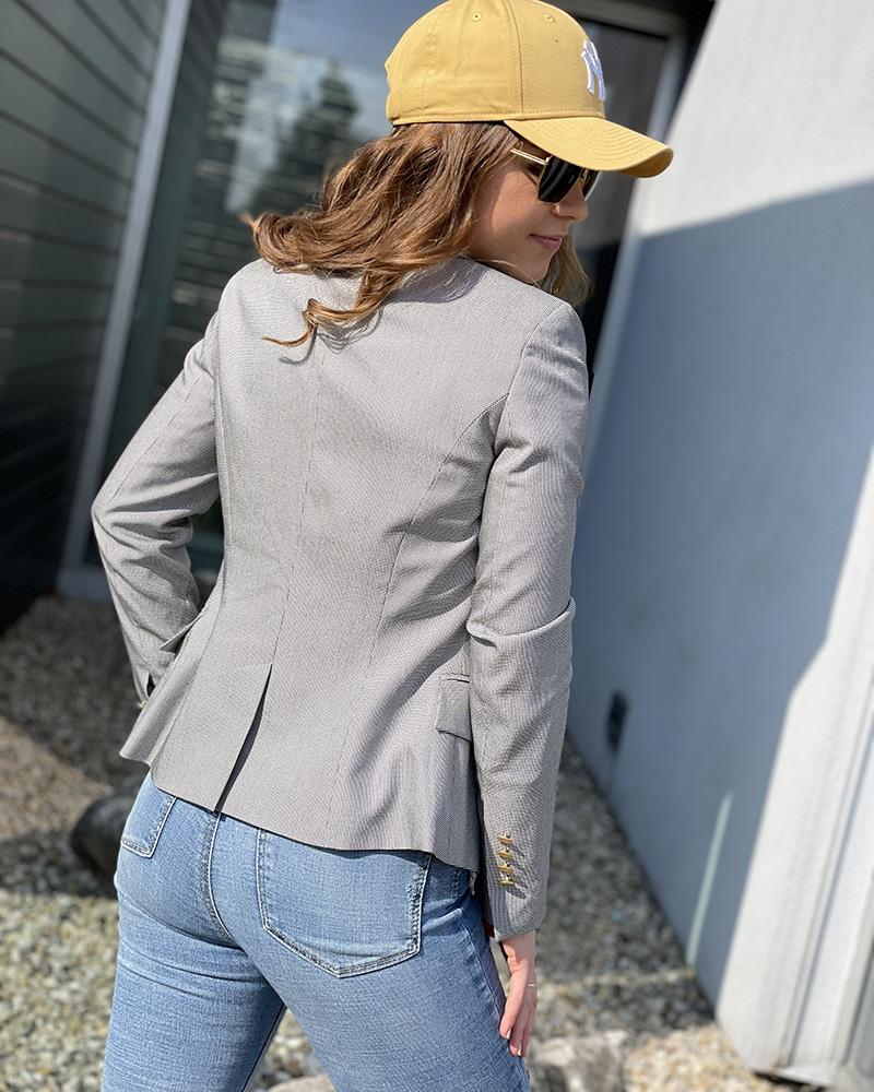 Women's jacket Massimo Dutti fine check