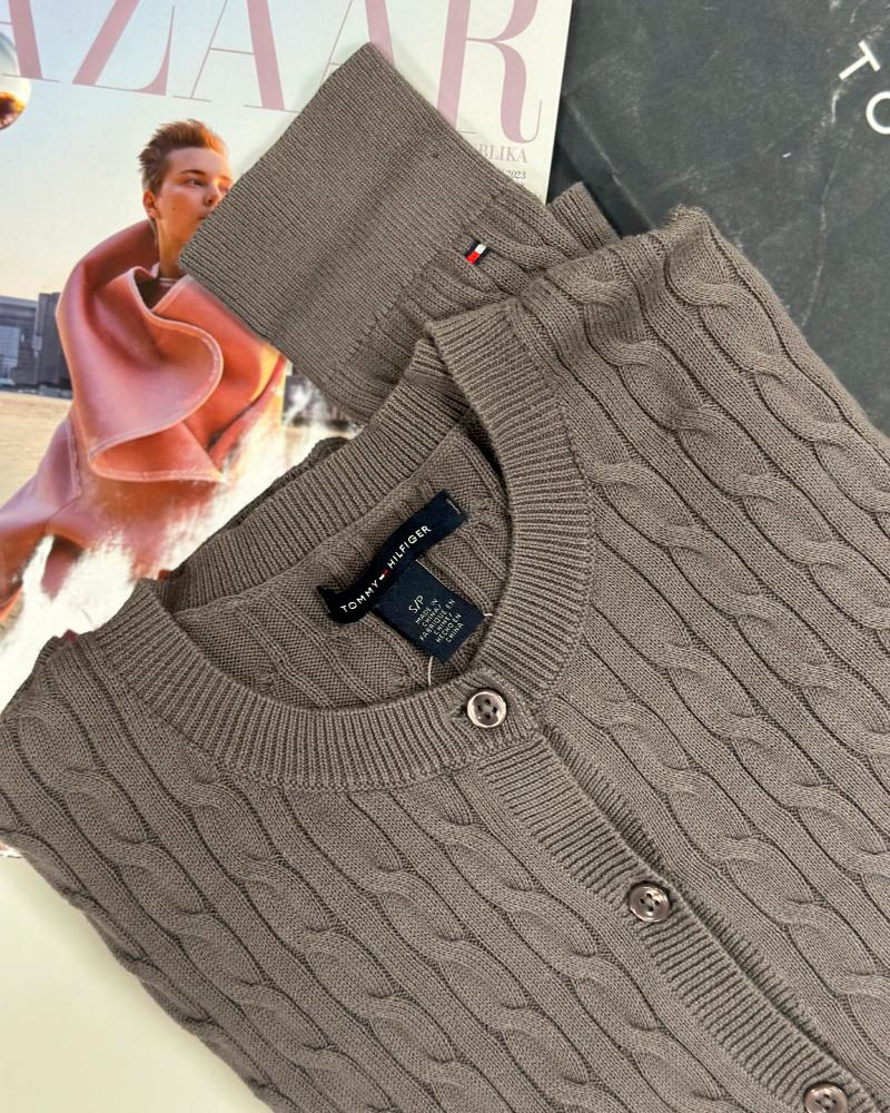 Svetr dámský Tommy Hilfiger šedý