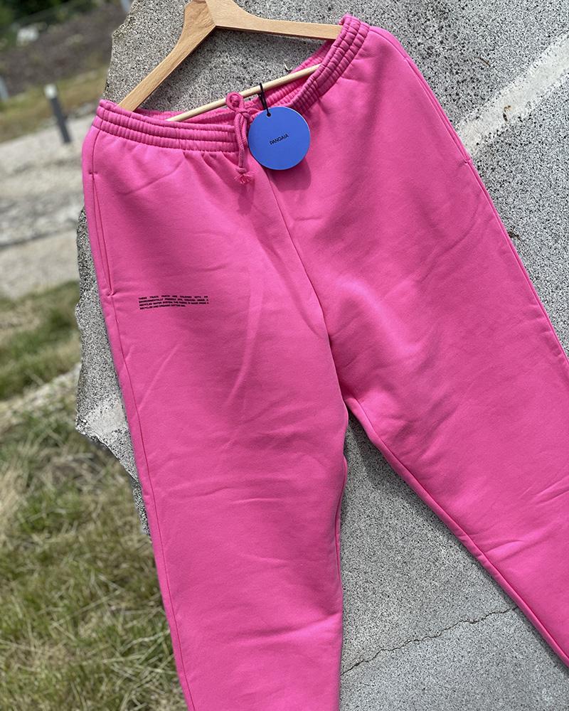 Tepláky dámské Pangaia sytě růžové