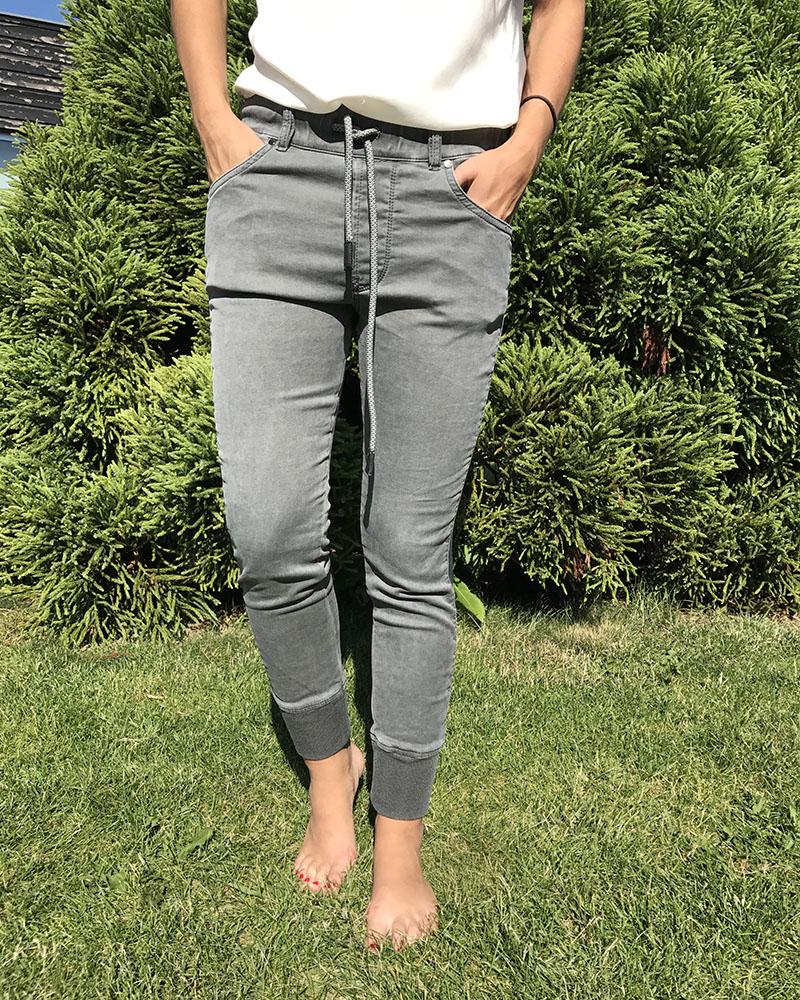 Women's jeans Diesel KRAILEY JOGGJEANS gray