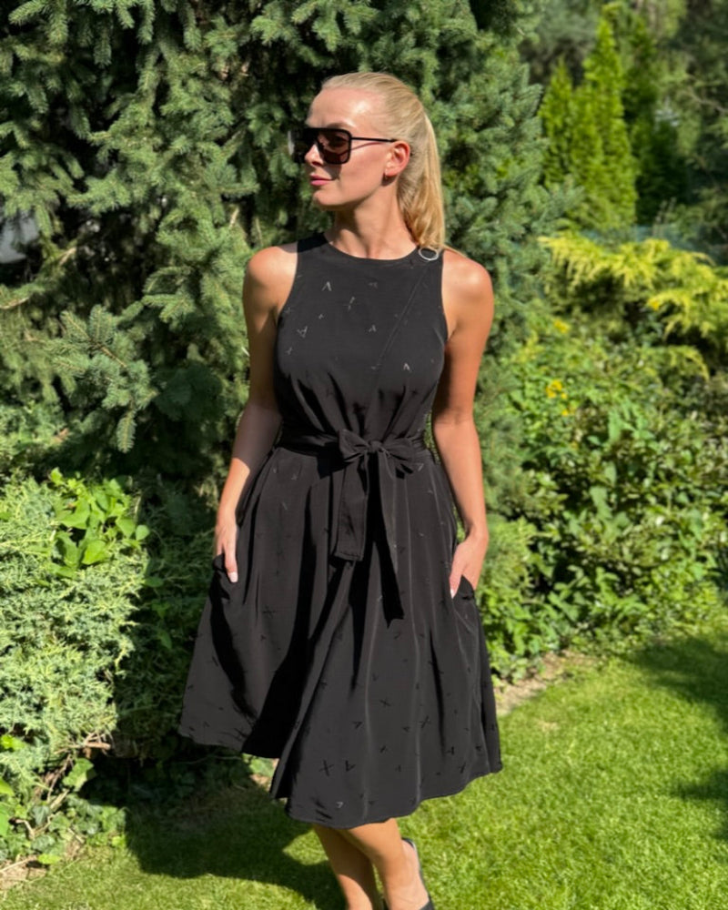 saty_armani_exchange_potisk_cerne_S