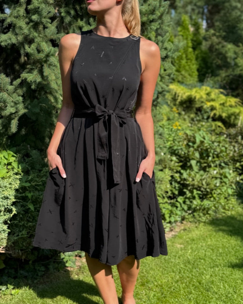 saty_armani_exchange_potisk_cerne_S