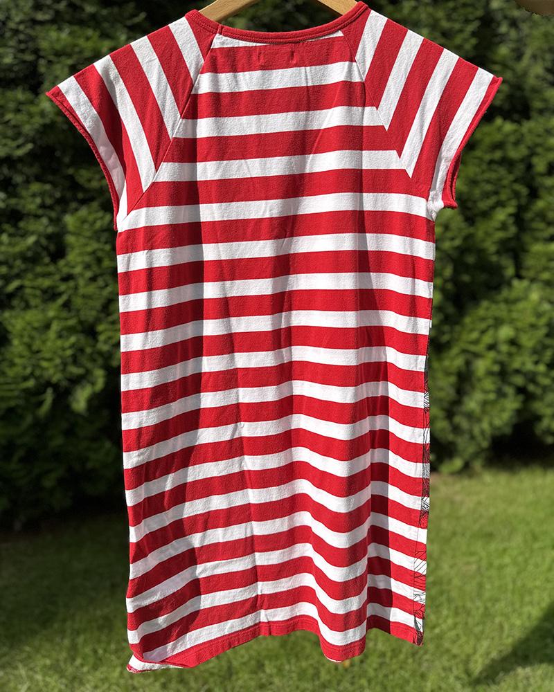 Children's dress Replay striped red and white