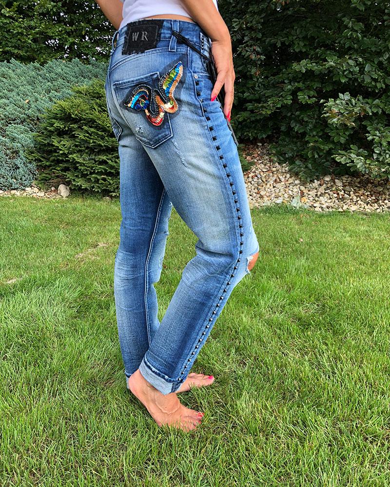 We Are Replay AZELINA blue women's jeans