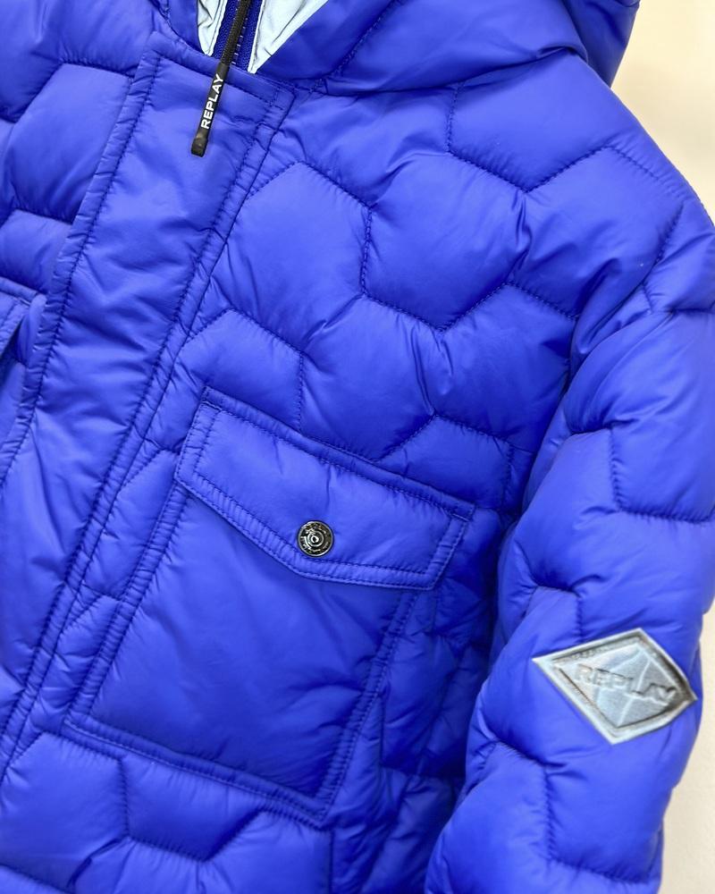 Children's jacket Replay quilted blue