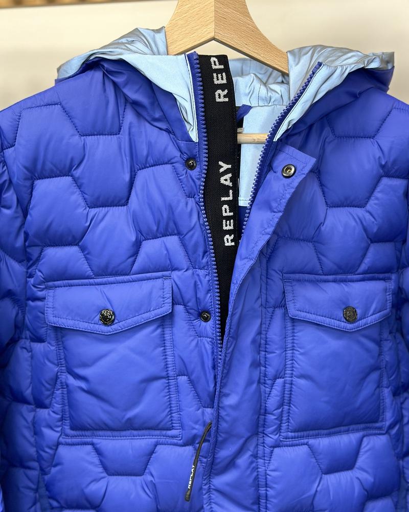 Children's jacket Replay quilted blue