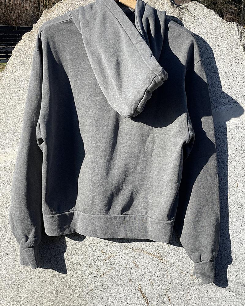 Han Kjobenhavn women's sweatshirt gray with hood