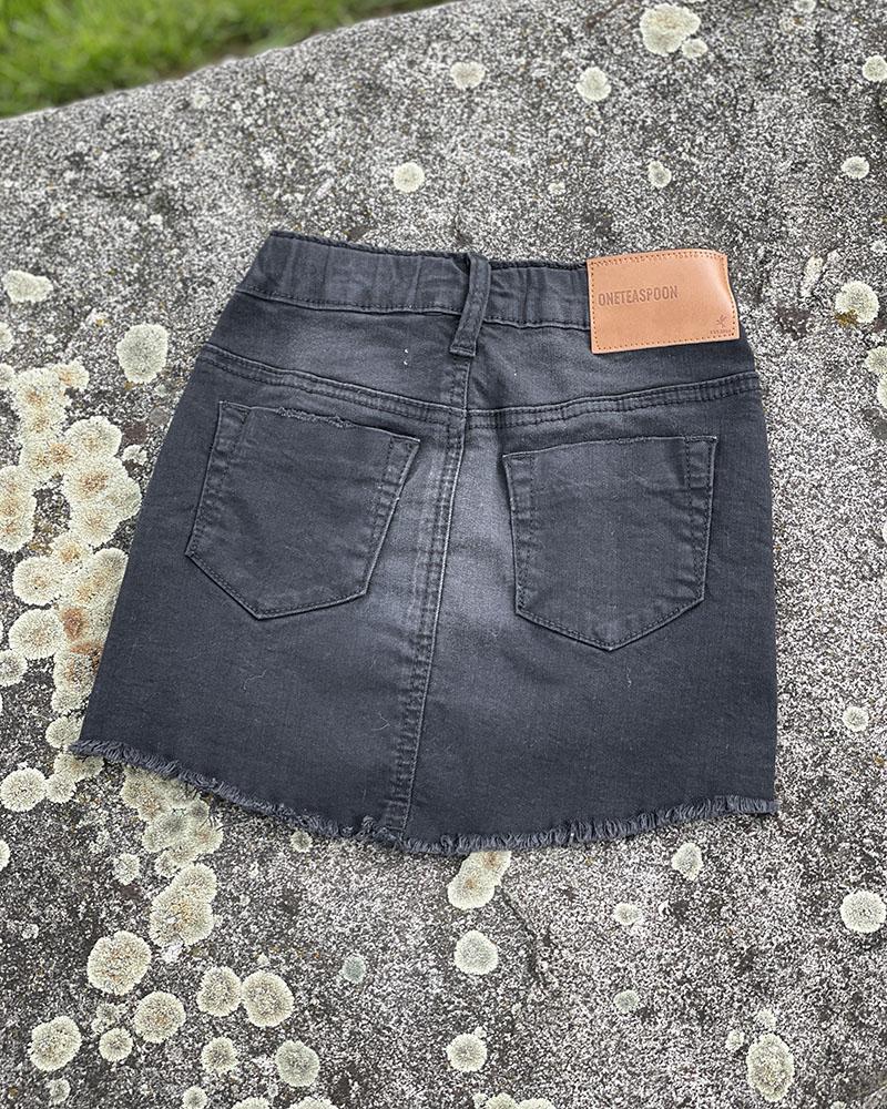 Children's skirt OneTeaspoon denim black