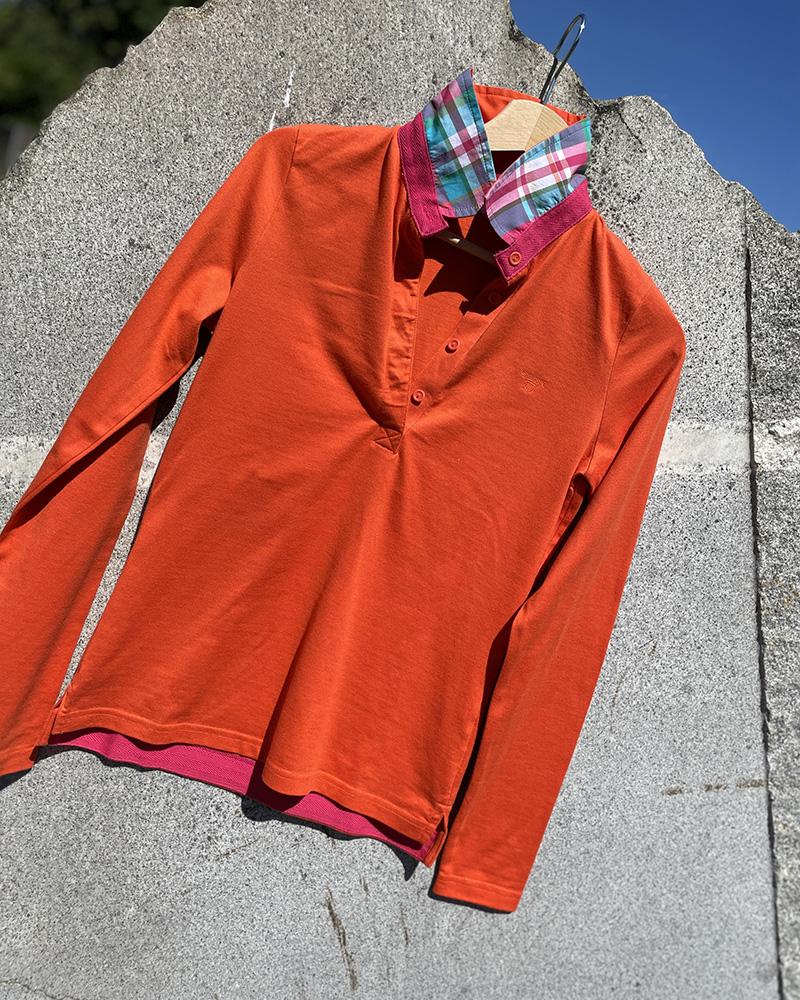 Women's polo shirt Gant orange