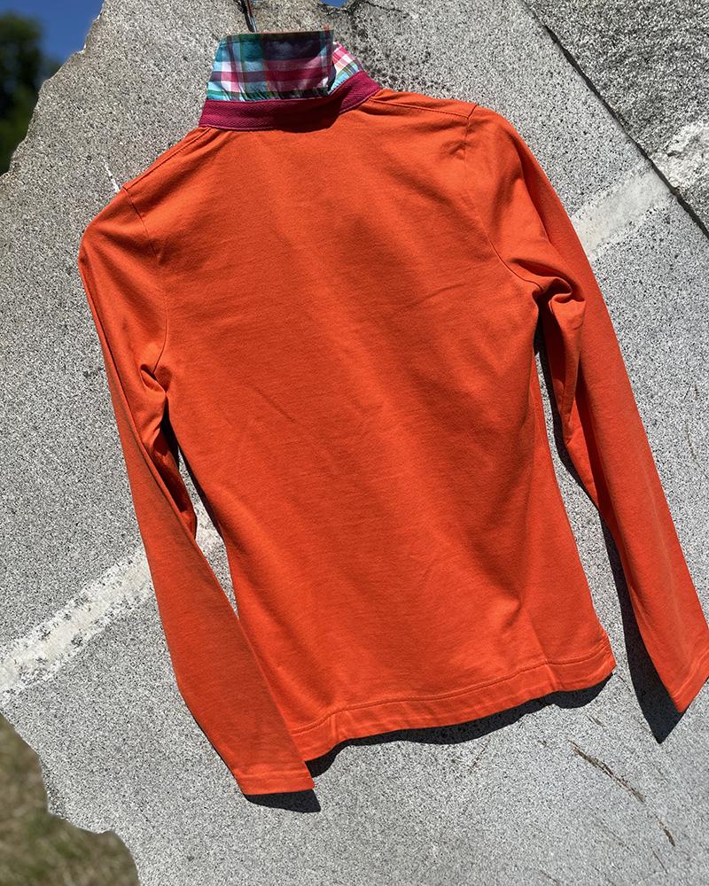 Women's polo shirt Gant orange