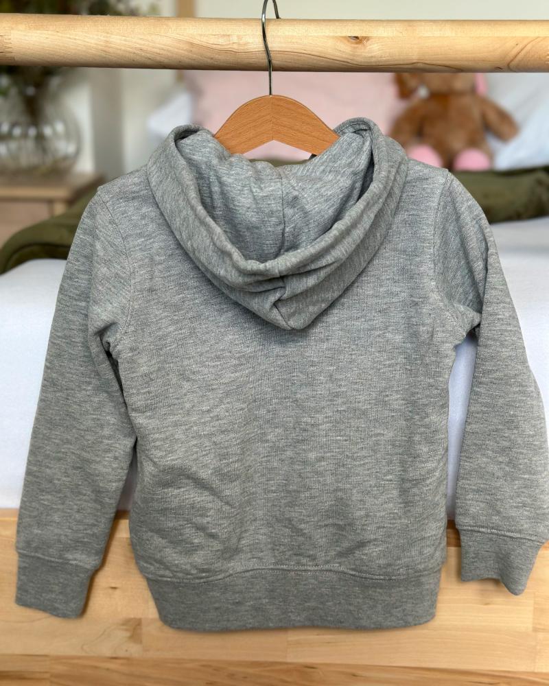 Replay gray children's sweatshirt with zip