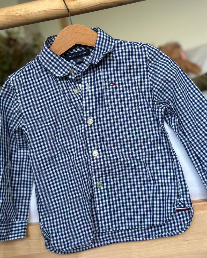 Tommy Hilfiger checkered children's shirt