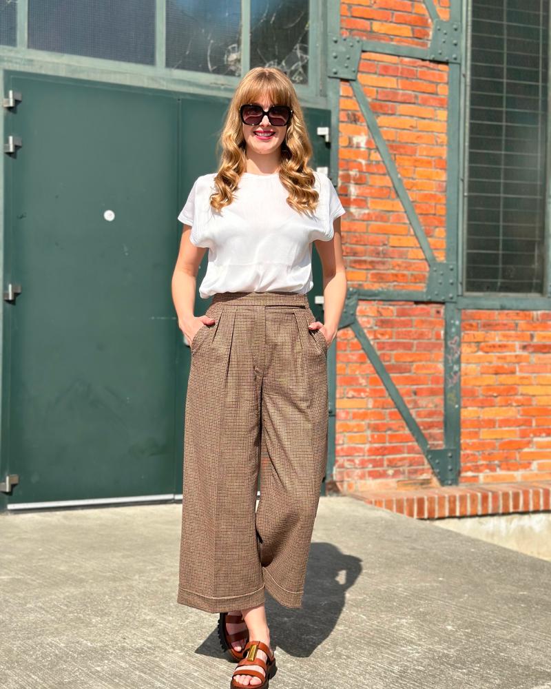 Women's trousers Max Mara brown