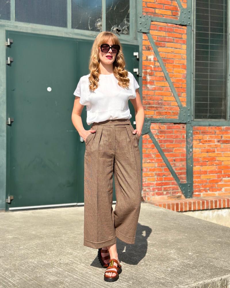 Women's trousers Max Mara brown