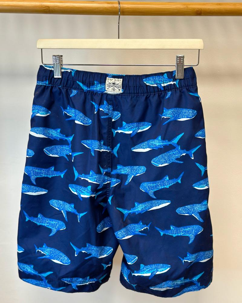 Children's swimwear Gap blue with fish