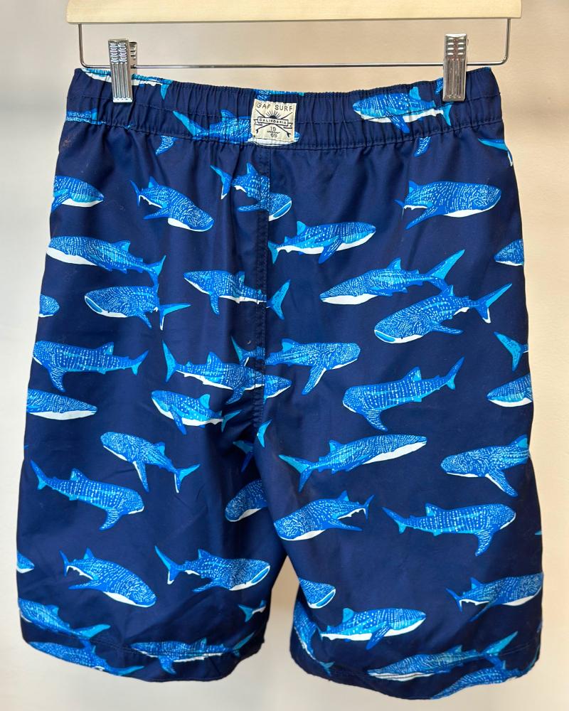 Children's swimwear Gap blue with fish