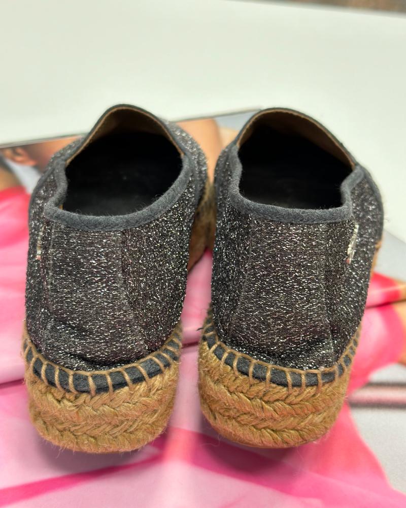 Espadrilky dámské Guess černé s melírem