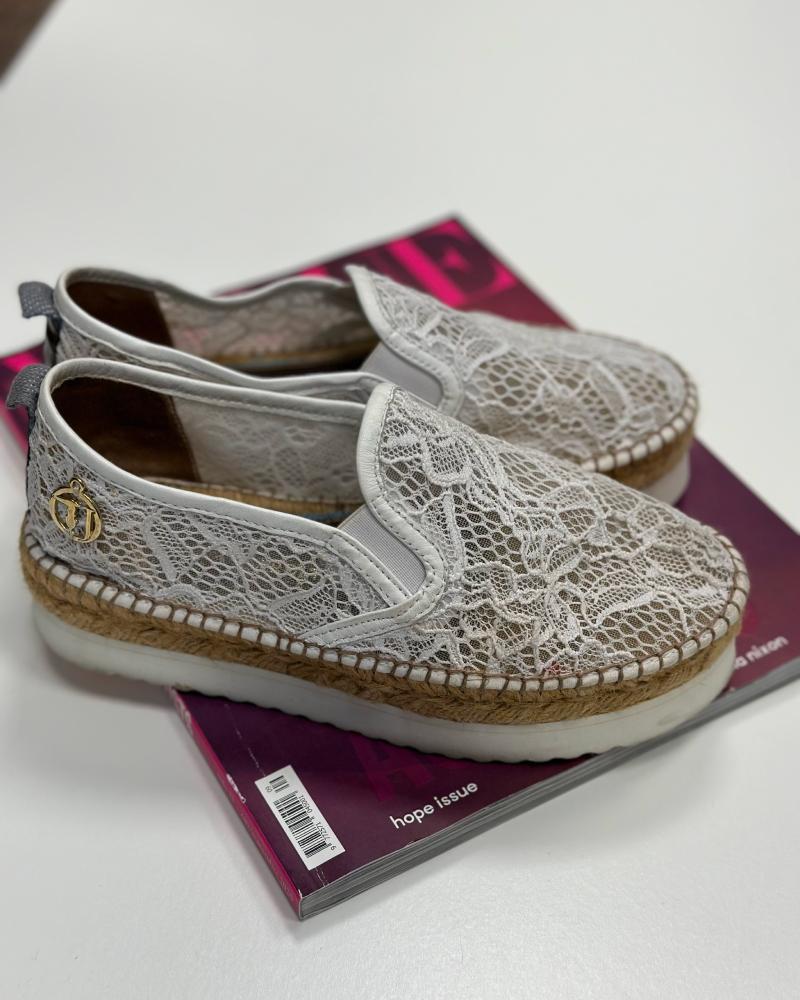 Espadrilky dámské Trussardi bílé