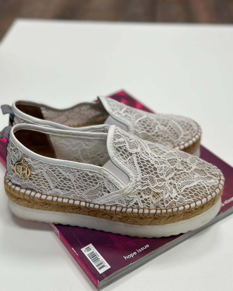 Espadrilky dámské Trussardi bílé