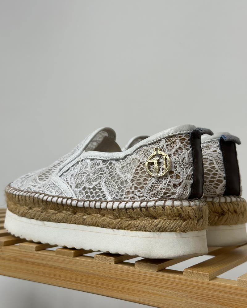 Espadrilky dámské Trussardi bílé