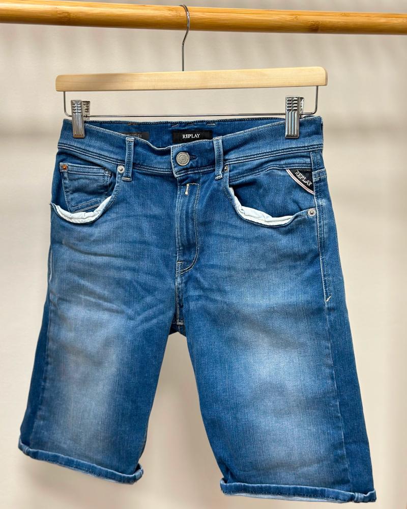 Replay children's denim shorts