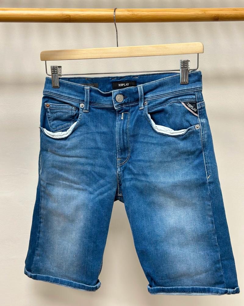 Replay children's denim shorts