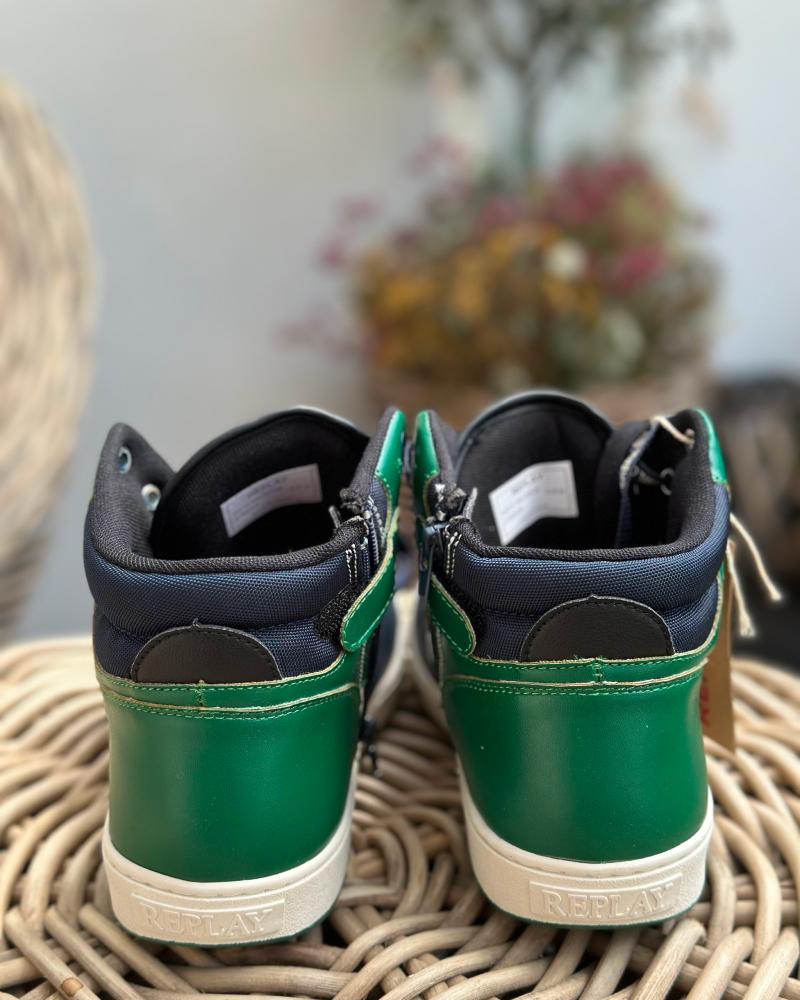 Replay children's sneakers green