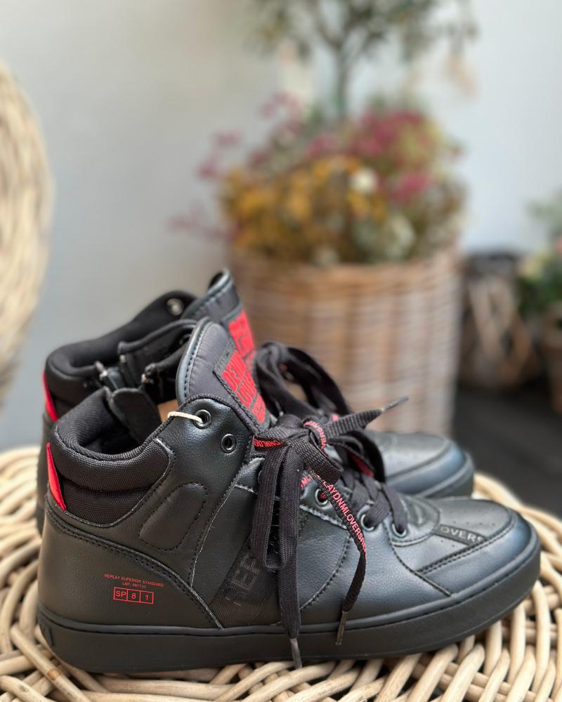 Replay children's sneakers black