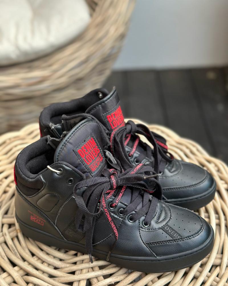 Replay children's sneakers black