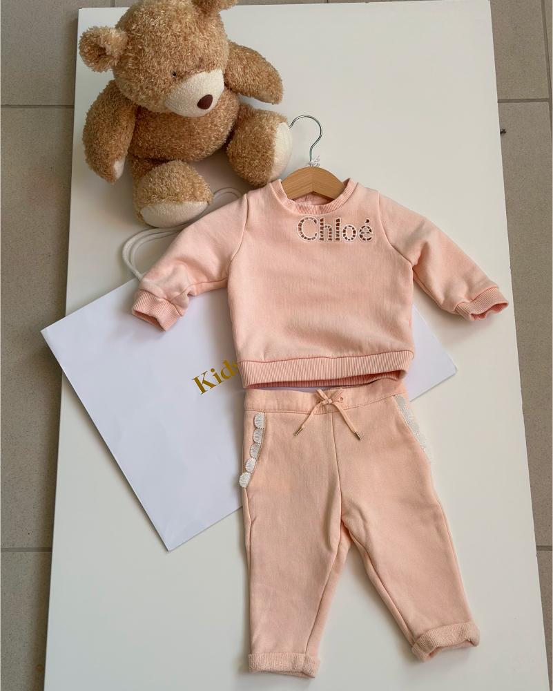 Children's tracksuit Chloé apricot