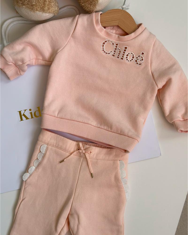 Children's tracksuit Chloé apricot