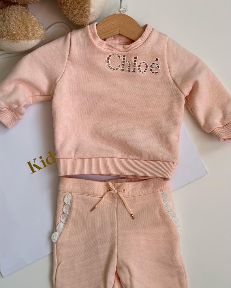 Children's tracksuit Chloé apricot