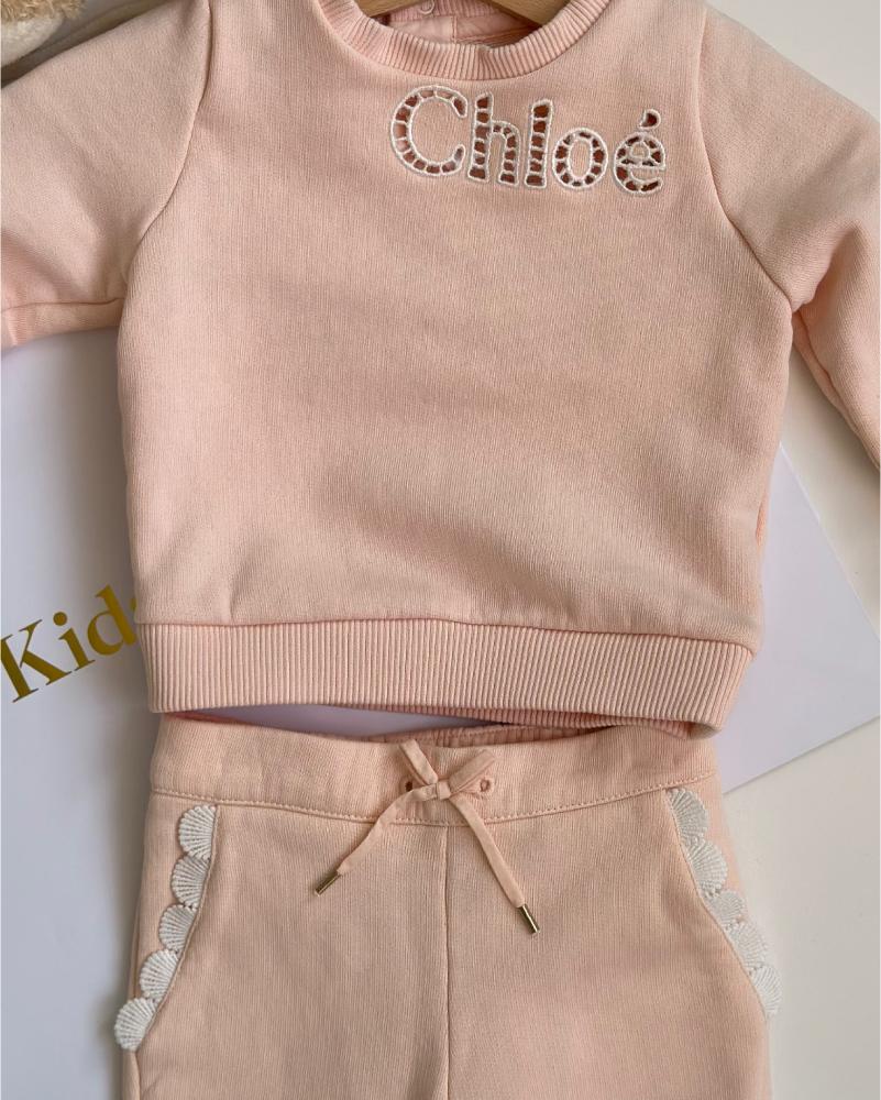 Children's tracksuit Chloé apricot