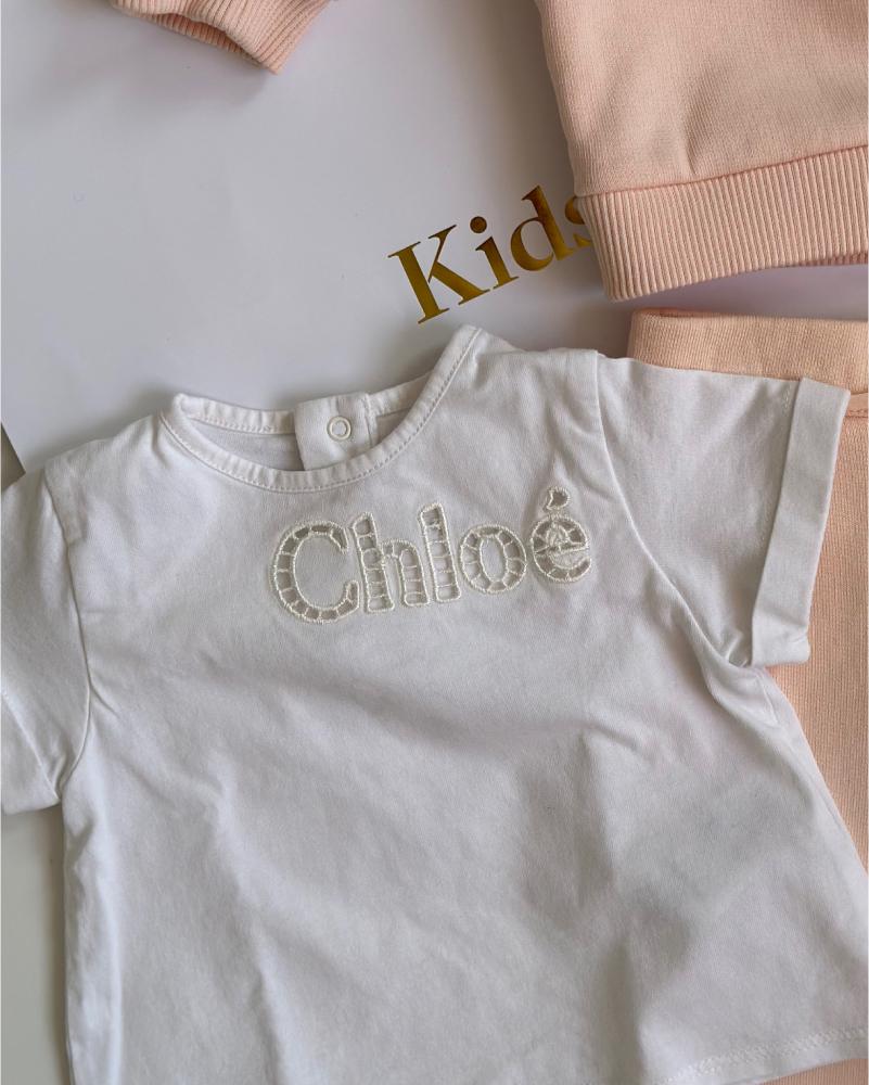 Children's T-shirt Chloé cream