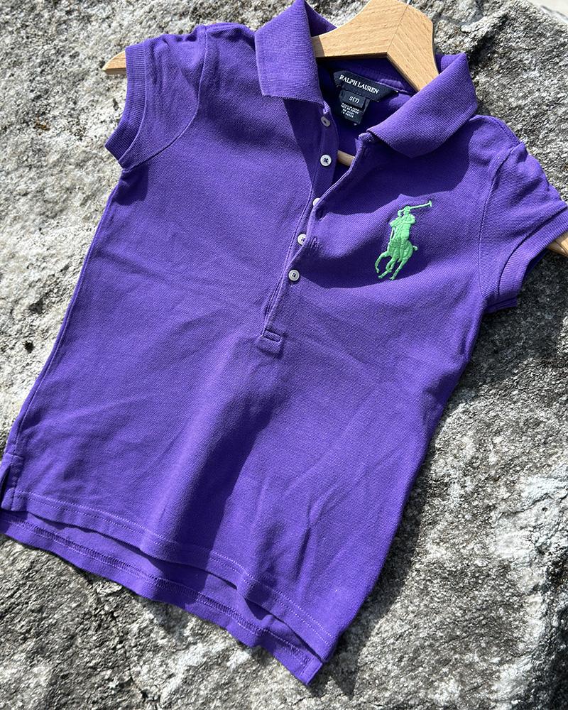 Polo shirt for children Polo by Ralph Lauren purple