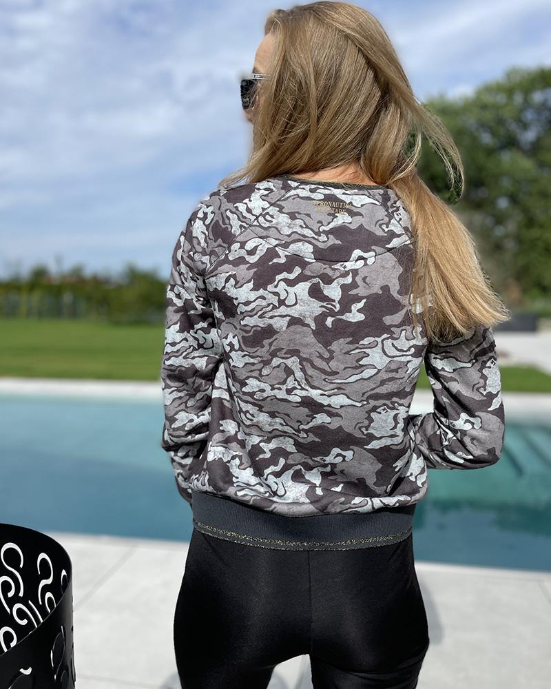 Women's Aeronautica Militare camouflage sweatshirt