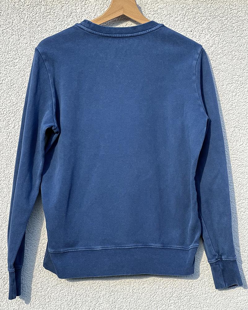 Children's sweatshirt Replay blue with a plastic inscription of the brand