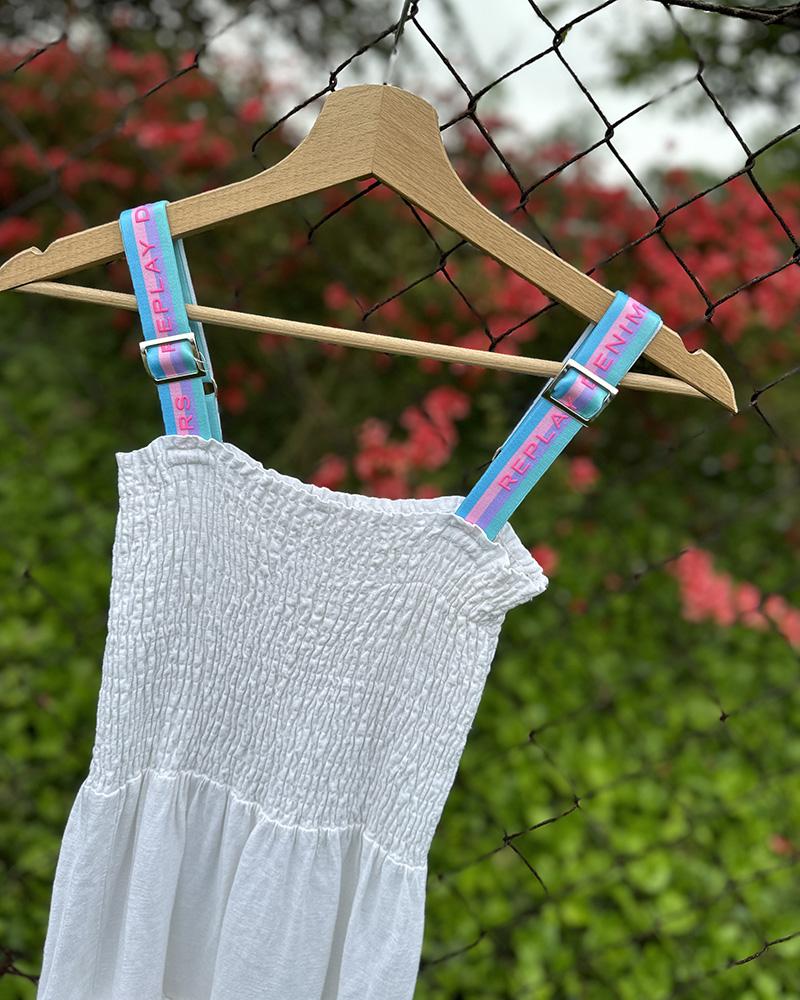 Children's dress Replay white with hangers