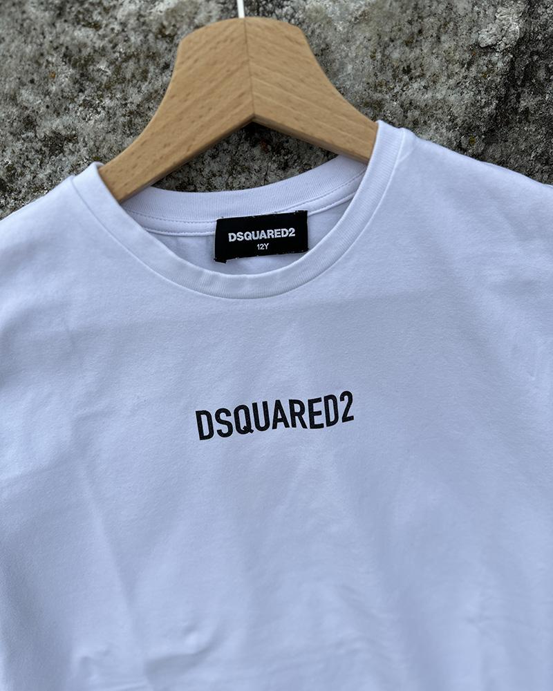 T-shirt for children Dsquared2 white with inscription