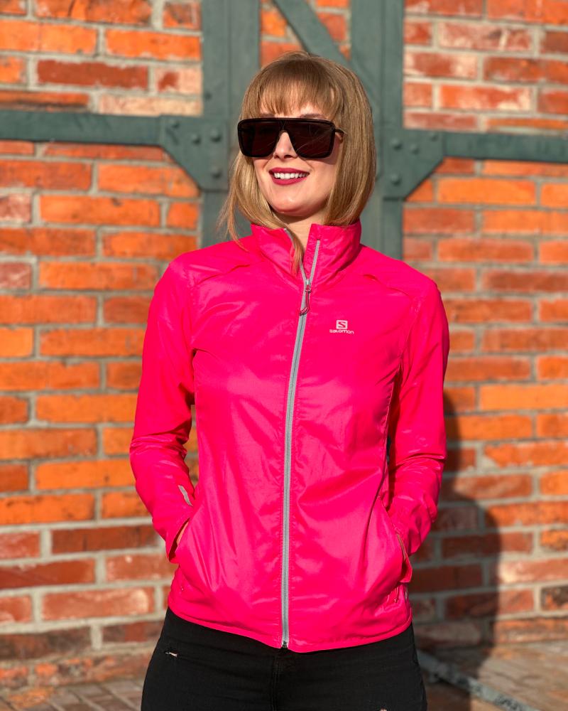 Women's jacket Salomon pink rust